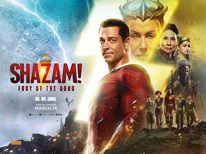 Shazam! Fury of the Gods' Asher Angel celebrate filming wra